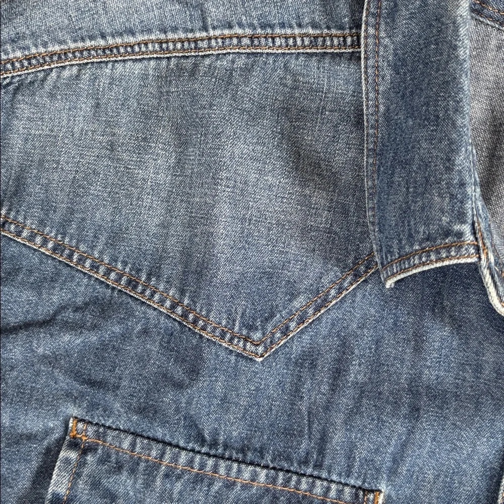 Ariat Blue Denim Western Shirt - Picture 4 of 4